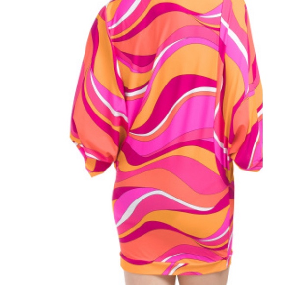 🏝️TRINA TURK VIVID VISTA SWIM TUNIC COVER UP Size M🏖️ - Picture 2 of 6
